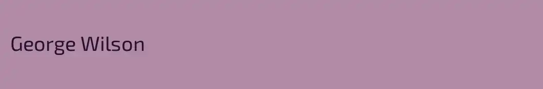 George Wilson